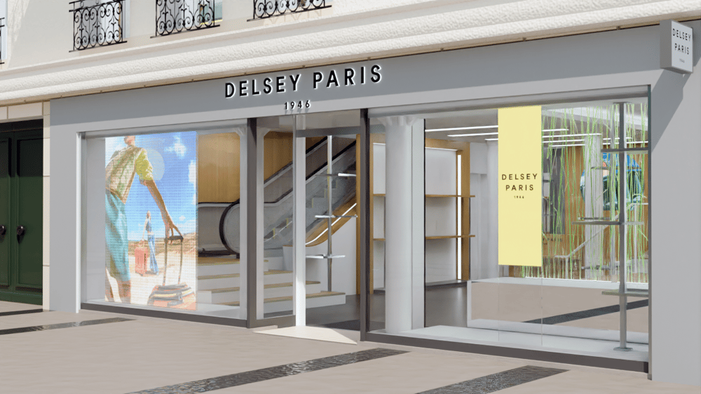 DELSEY PARIS pose ses valises sur les Champs-Élysées
